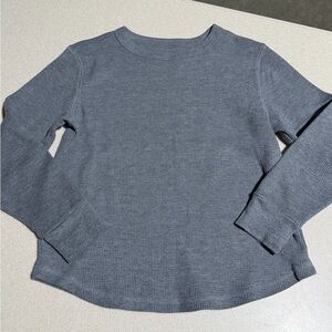 Old Navy Heather Gray Kids Long Sleeve Tee